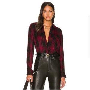 Rails Hunter Top in Cranberry Ash New With Tags